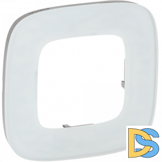 Рамка Legrand Valena Allure 1 пост Белое стекло 755541