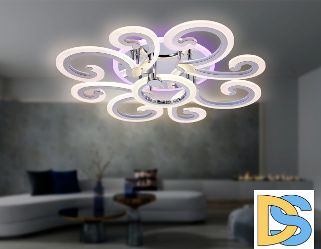 Потолочная люстра с пультом Ambrella Light Acrylica Original FA5146