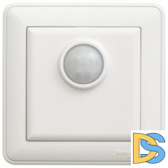 Датчик движения 400Вт без ручн.упр. 2-х проводная схема, Белый, серия Wessen 59, Schneider Electric