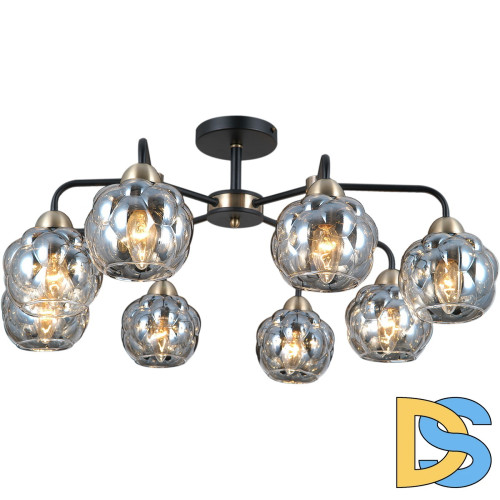 Люстра на штанге Illumico IL0447-8CSQ-79 BK