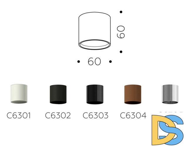 Корпус светильника накладной Ambrella Light DIY Spot C6302