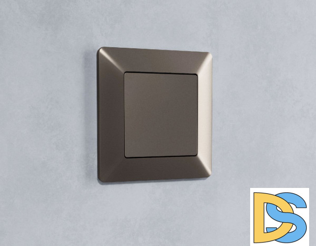 Рамка одноместная Ambrella Volt Line AF110631