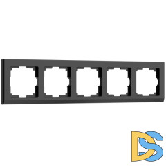 Рамка на 5 постов Werkel Stark черный W0051808 4690389161957