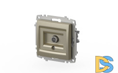 Розетка для TV с экраном (концевая) ELBI Zena Vega 609-011400-273