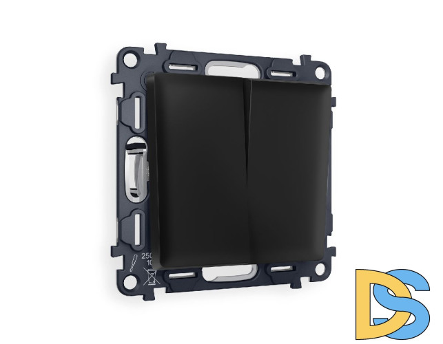 Комплект механизма 2-кл проходного выключателя Ambrella Volt Alfa MA803020