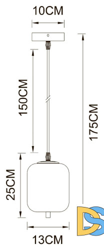 Подвесной светильник Arte Lamp Freddie A2234SP-1PB