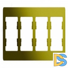 Рамка 4-ая (четверная), Фисташковый, серия Glossa, Schneider Electric