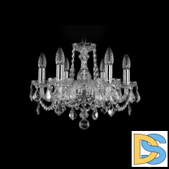 Подвесная люстра Bohemia Ivele Crystal 1402/6/141 Ni Leafs