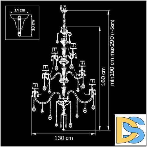 Подвесная люстра Osgona Nativo 715287