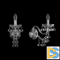 Бра Bohemia Ivele Crystal 1409B/1/195/XL Ni