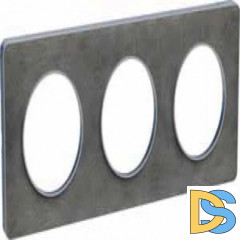 Рамка 3-ая (тройная), Сланец, серия Odace, Schneider Electric