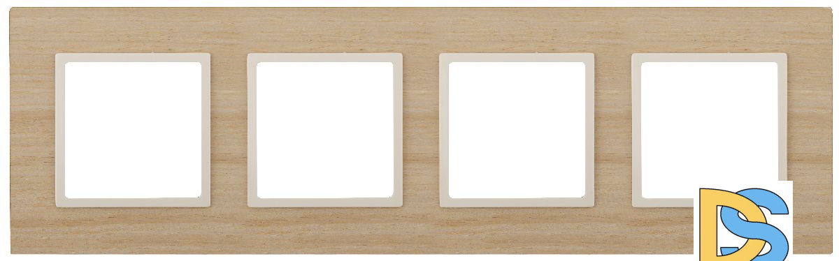 Рамка на 4 поста Эра 14-5304-11 Б0034588