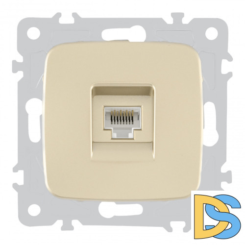 Розетка RJ45 Arte Milano 205.45-1.shampan