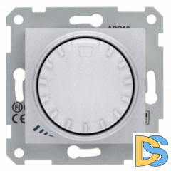 Диммер поворотный 1000Вт для ламп накаливания, Алюминий, серия Sedna, Schneider Electric