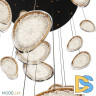 Каскадная люстра Modestyle MS.2326.25 BK