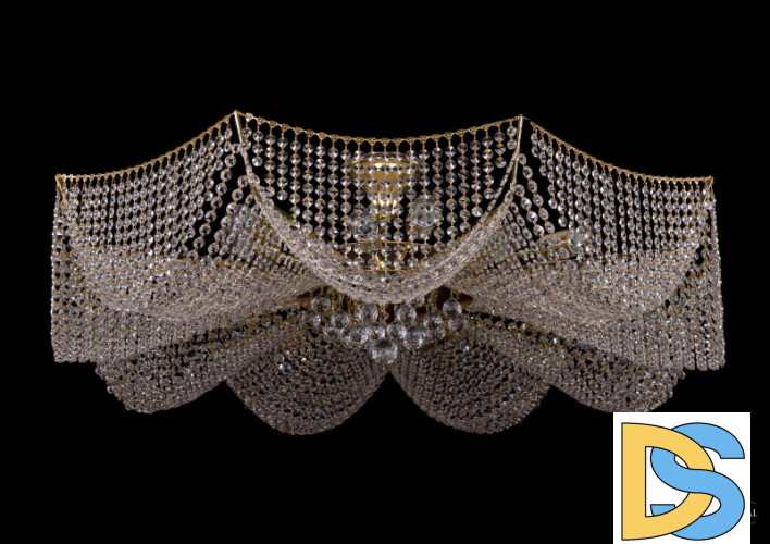 Люстра на штанге Bohemia Ivele Crystal 77081/115 G