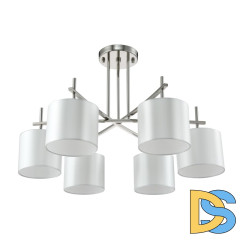 Потолочная люстра Crystal Lux Sergio PL6 Nickel