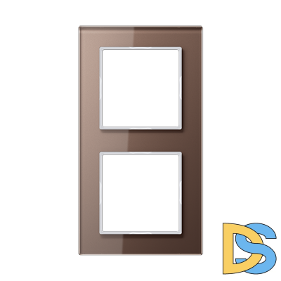 Рамка двухместная Jung AC582GLMO