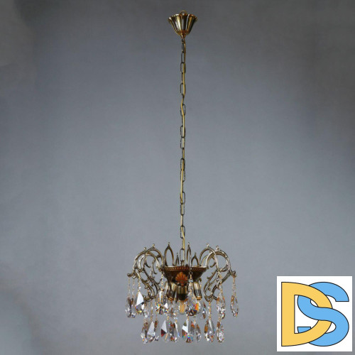 Подвесная люстра Ambiente Alicante 8888/3 CL PB Tear Drop