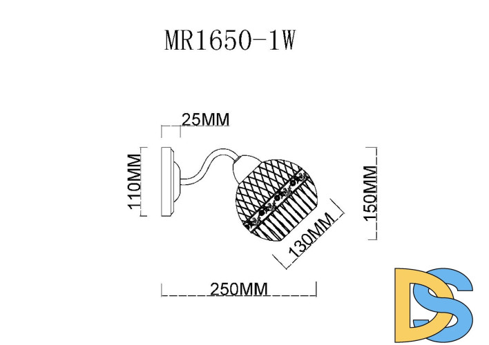 Бра MyFar Frank MR1650-1W