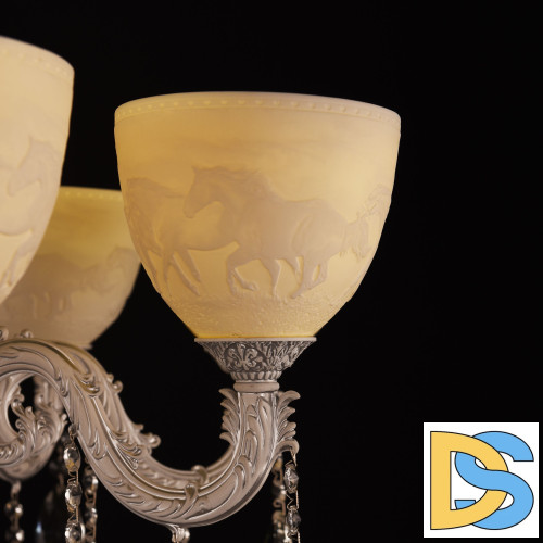 Торшер Bohemia Ivele Crystal AL79101T/8/175 B WMN P1 U Horse