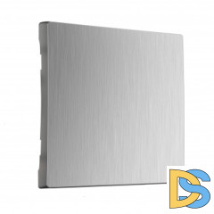 Клавиша для выключателя перекрестного (серебряный рифленый) W1119009