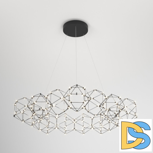 Подвесная люстра Eurosvet Uma 90169/15 черный жемчуг a061152