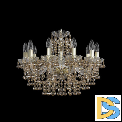 Подвесная люстра Bohemia Ivele Crystal 1409/10/195 G R721