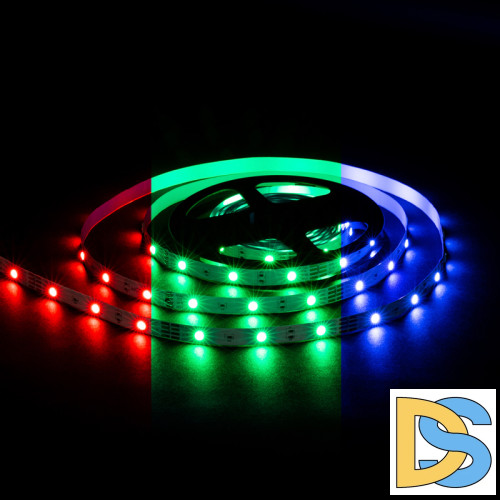 Светодиодная лента Apeyron 12В 5050 7,2Вт/м RGB 5м IP20 LSE-280