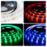 Светодиодная лента Apeyron 12В 5050 7,2Вт/м RGB 5м IP20 LSE-280