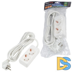 Удлинитель бытовой Uniel Ultra S-GCU2-3 WHITE UL-00009998