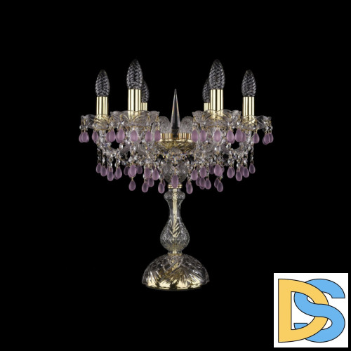 Настольная лампа Bohemia Ivele Crystal 1410L/6/141-47 G V7010