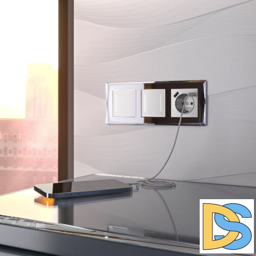 Сенсорный выключатель одноклавишный с подсветкой Werkel 4690389197932 W4512001 a063597