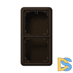 Коробка двухместная Jung CD582ABR