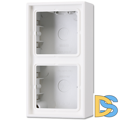 Коробка двухместная Jung LS582AWW