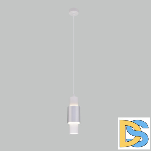 Подвесной светильник Eurosvet Bento 50204/1 LED белый/матовое серебро