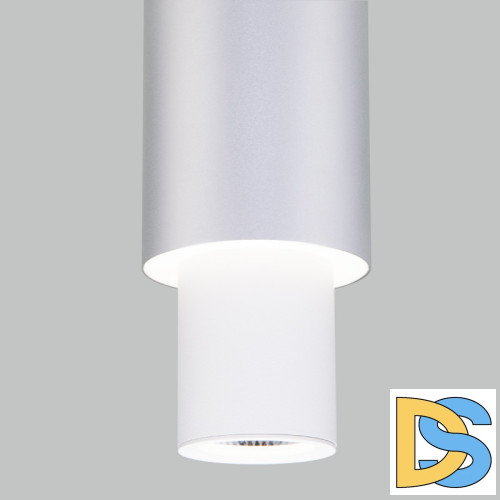 Подвесной светильник Eurosvet Bento 50204/1 LED белый/матовое серебро