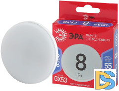 Лампа светодиодная Эра GX53 8W 6500K LED GX-8W-865-GX53 R Б0045333