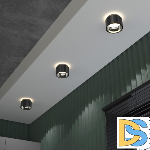 Потолочный светильник Elektrostandard Charlie 1069 GX53 GR черный жемчуг 4690389167805