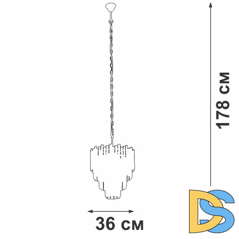 Подвесная люстра Vitaluce V58470-8/5
