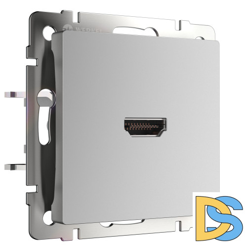 Розетка HDMI Werkel (серебряный) WL06-60-11