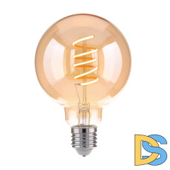 Лампа светодиодная филаментная Elektrostandard E27 8W 3300K шар прозрачный 4690389047732