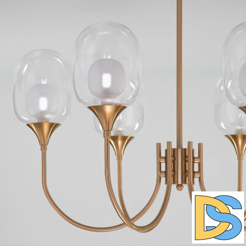Люстра на штанге Eurosvet Spritz 70217/6 латунь a064749