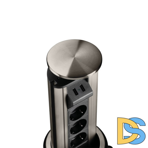 Блок розеток 12S (3 секции и 2 USB) Mebax 00-00001165