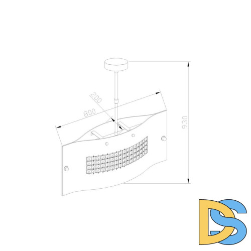 Подвесной светильник Lucia Tucci Pelle Bianca 2010.3