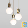 Подвесной светильник Eurosvet Bubble 50151/3 золото