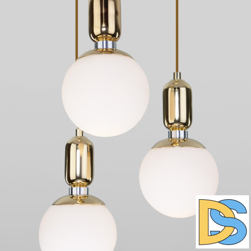 Подвесной светильник Eurosvet Bubble 50151/3 золото