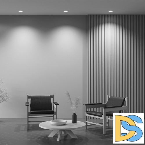 Встраиваемый светильник Maytoni Gyps Modern DL001-1-01-W-1