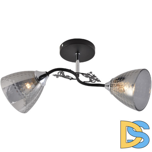 Потолочная люстра Reluce 01525-0.3-02 BK+CR