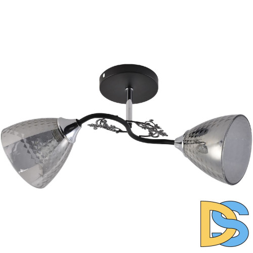 Потолочная люстра Reluce 01525-0.3-02 BK+CR